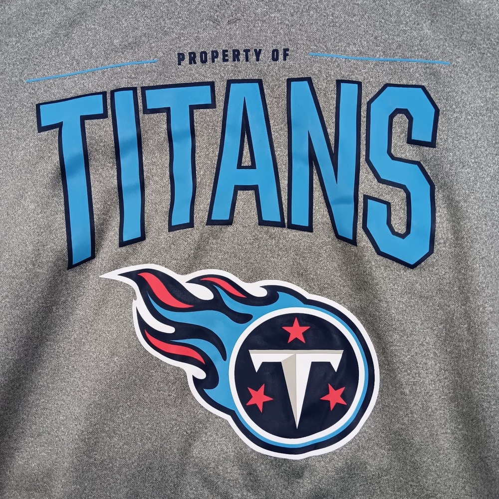 Nike Hoodie Tennessee Titans NFL Training Men XL Gray Dri-FIT AO4221-021